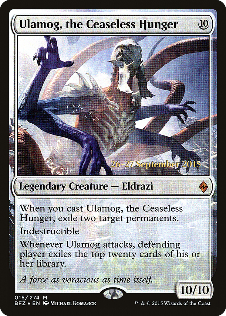 Ulamog, the Ceaseless Hunger Card Image