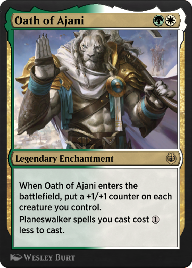 Oath of Ajani Card Image
