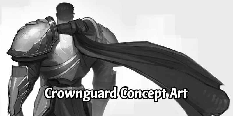 Early Concept Art for the Crownguards of Runeterra
