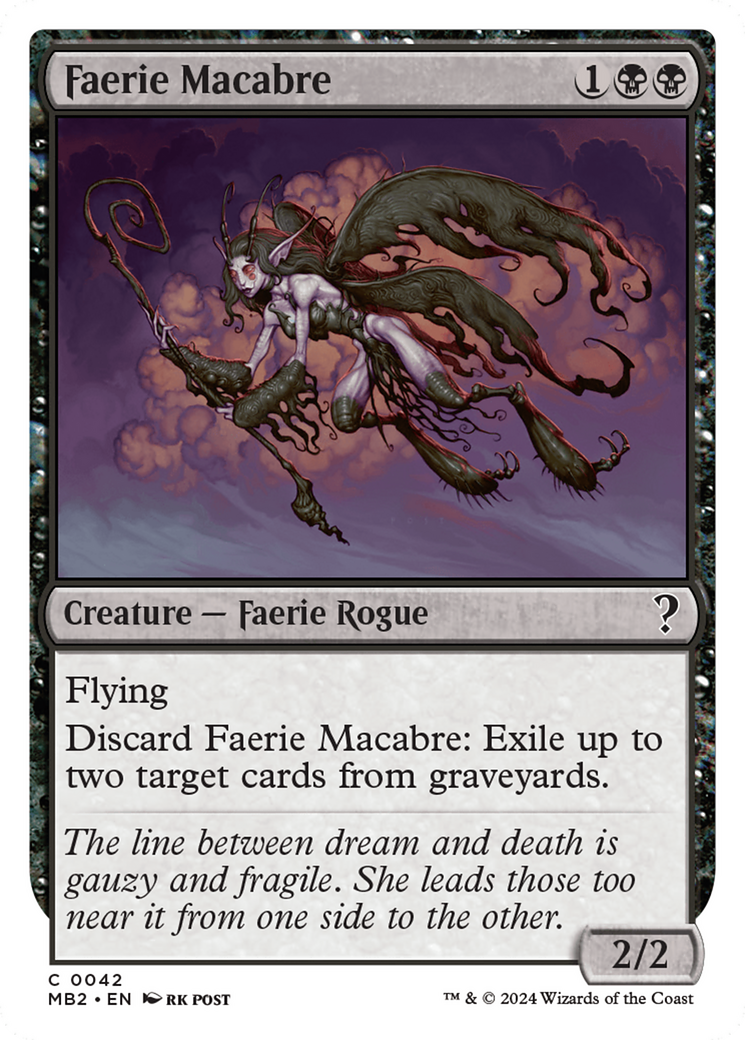 Faerie Macabre Card Image