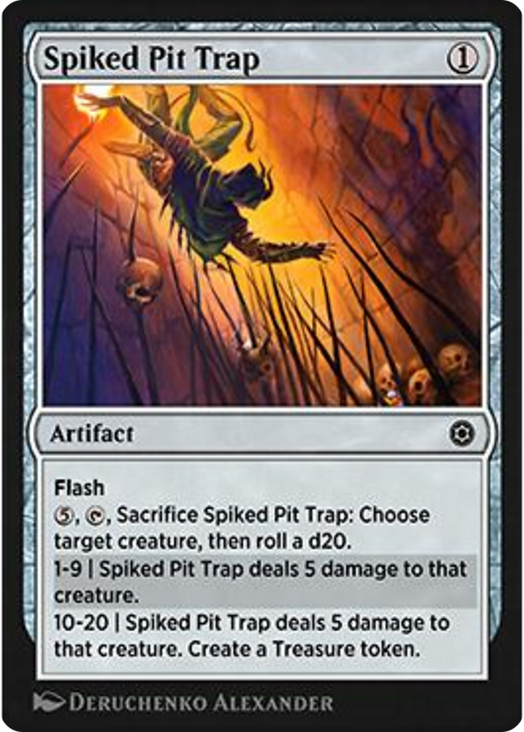 Spiked Pit Trap Card Image