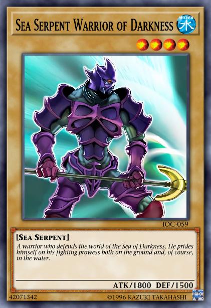 Sea Serpent Warrior of Darkness Card Image