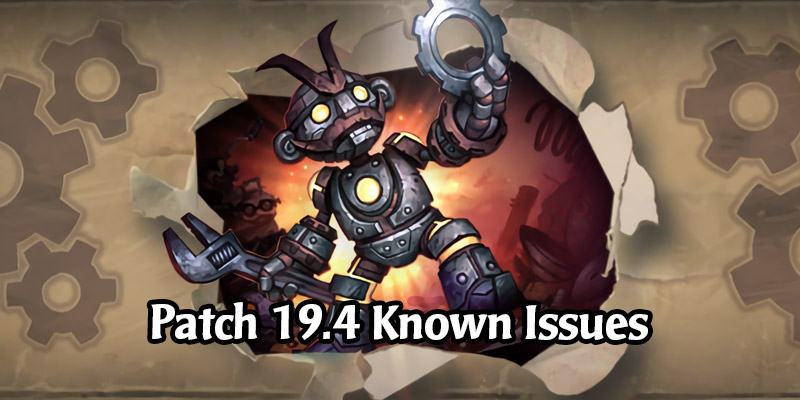 Hearthstone Patch 19.4 Known Issues - Incorrect Rarities Being Fixed Today