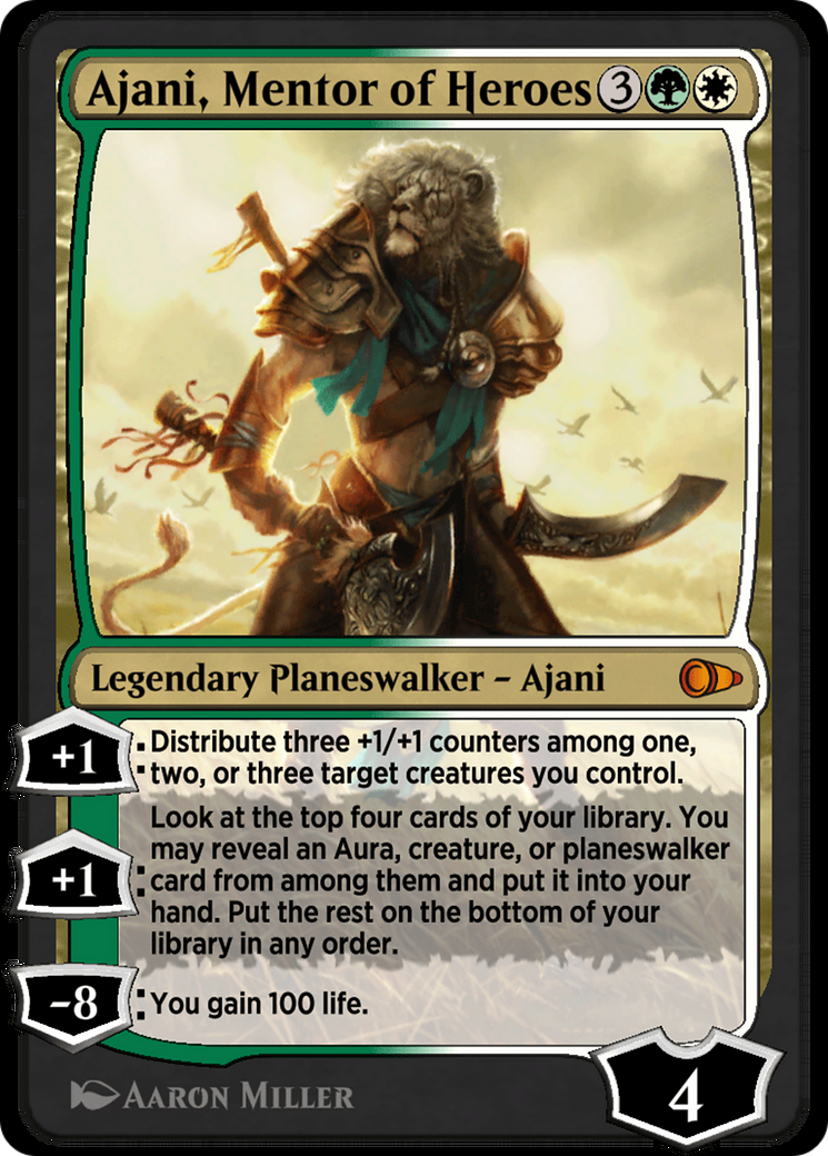 Ajani, Mentor of Heroes Card Image