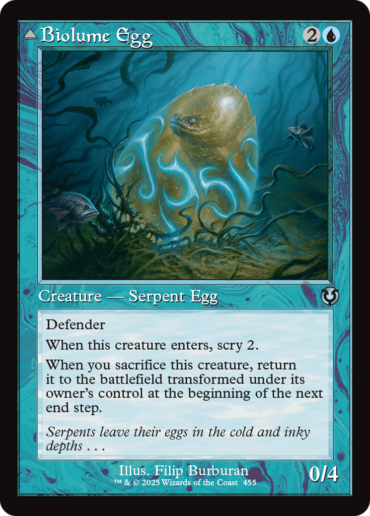 Biolume Egg // Biolume Serpent Card Image