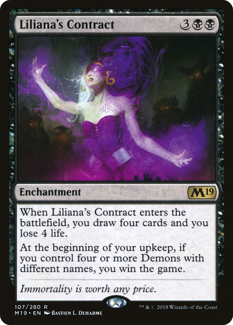 Liliana's Contract Card Image