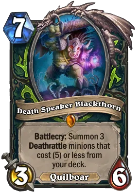 Death Speaker Blackthorn Card Image
