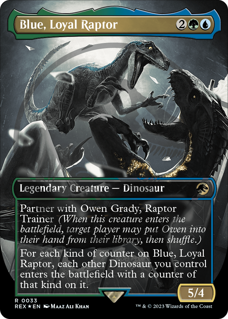 Blue, Loyal Raptor Card Image