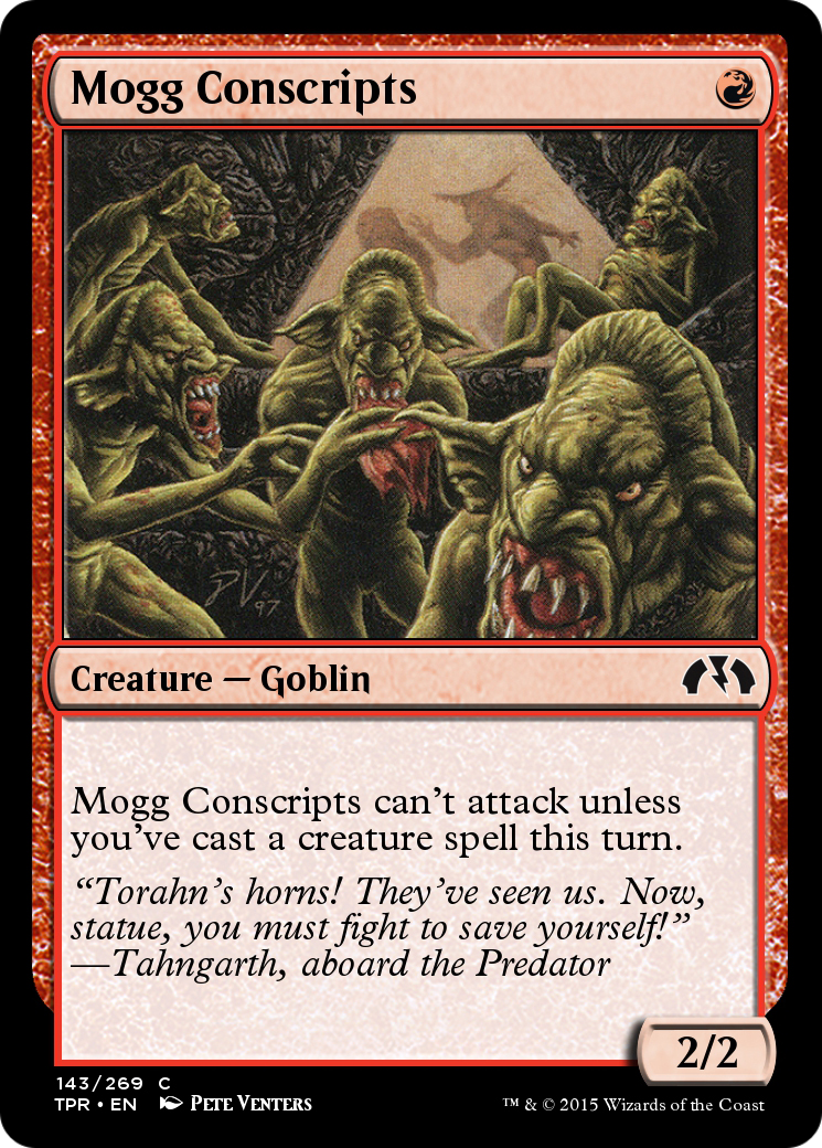 Mogg Conscripts Card Image