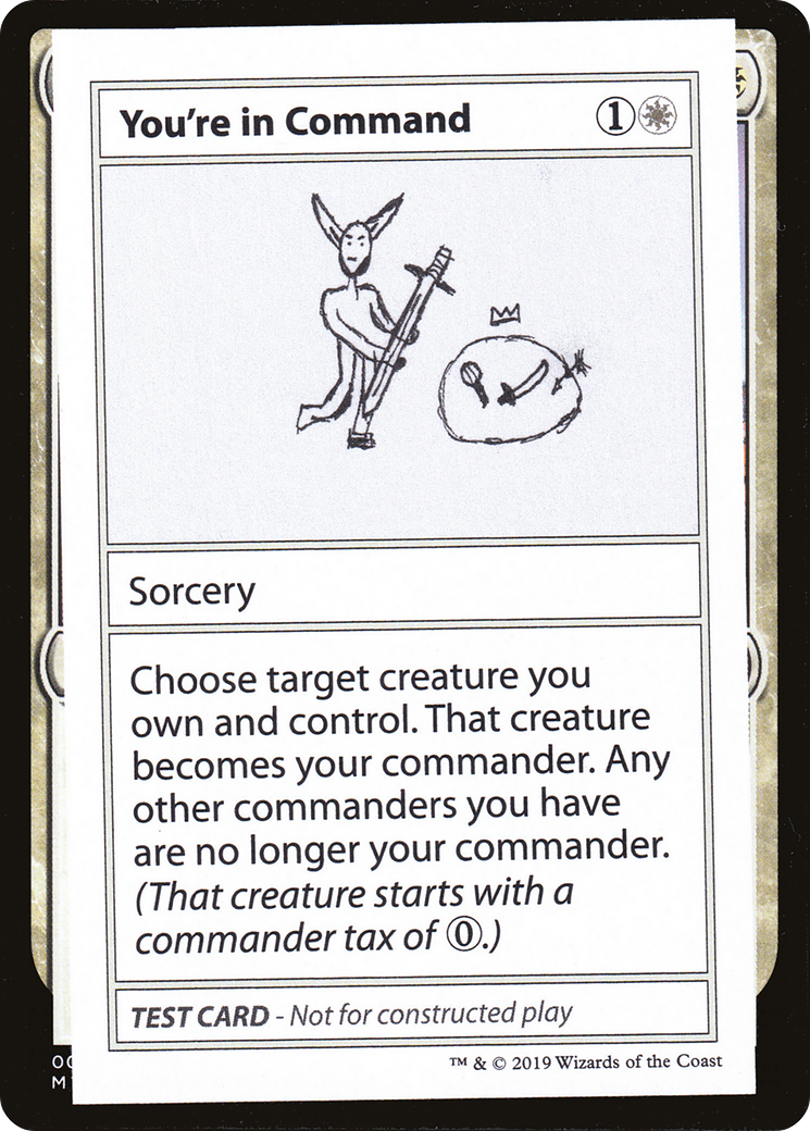 You're in Command Card Image