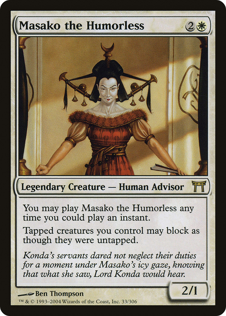 Masako the Humorless Card Image