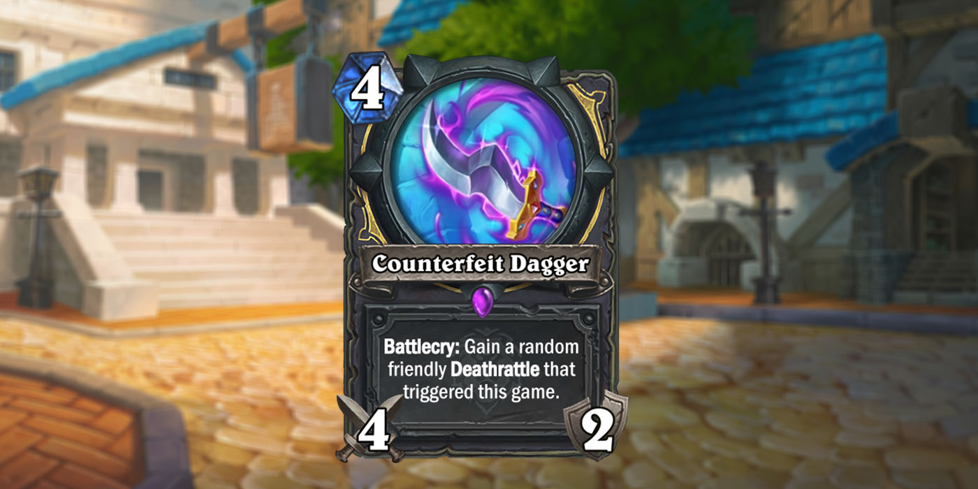 New Rogue Card Revealed for United in Stormwind by ZhengMao - Counterfeit Blade