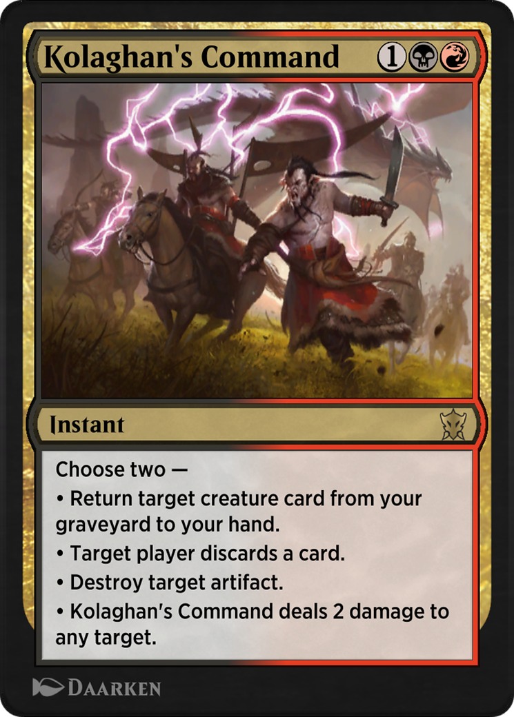 Kolaghan's Command Card Image