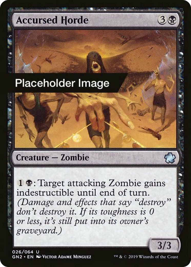 Accursed Horde Card Image