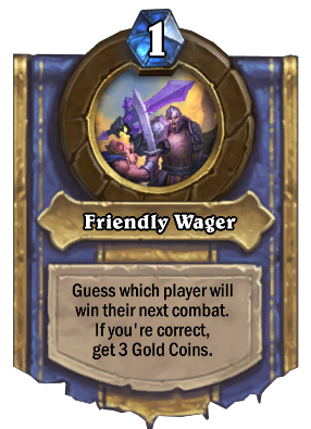 Friendly Wager Card Image