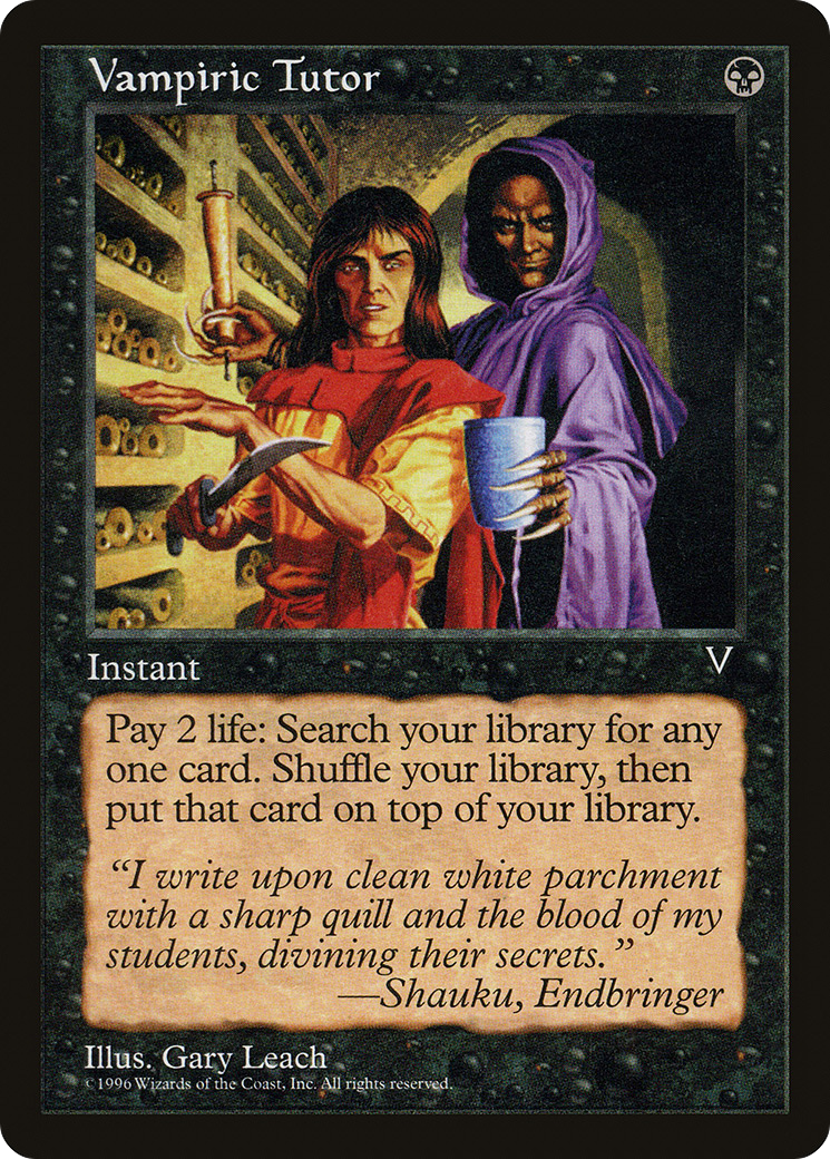 Vampiric Tutor Card Image