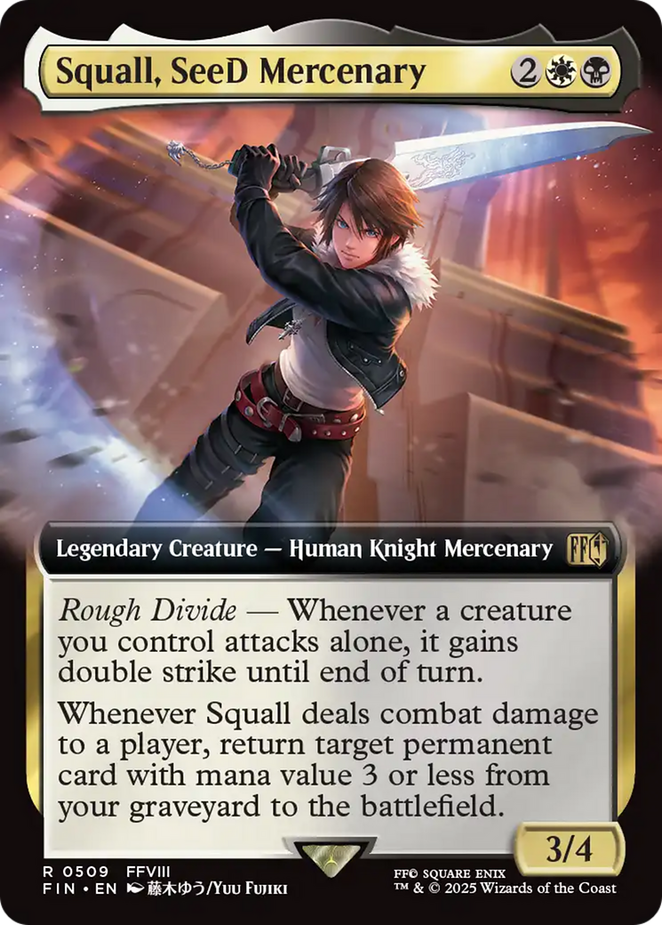 Squall, SeeD Mercenary Card Image