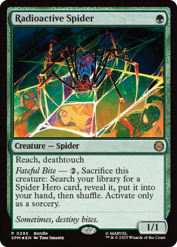 Radioactive Spider Card Image