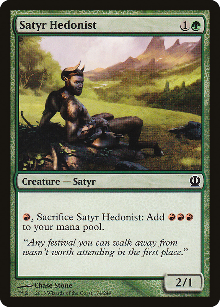 Satyr Hedonist Card Image