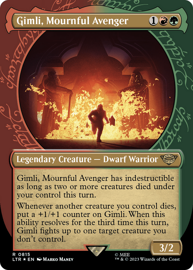 Gimli, Mournful Avenger Card Image