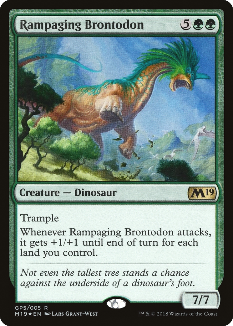 Rampaging Brontodon Card Image