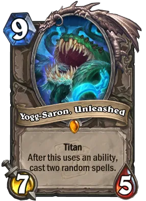 Yogg-Saron, Unleashed Card Image
