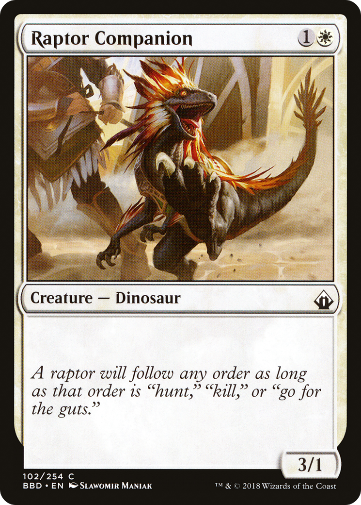 Raptor Companion Card Image