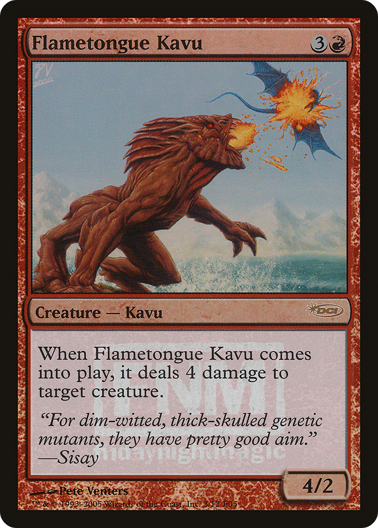 Flametongue Kavu Card Image