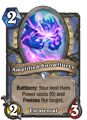 Amplified Snowflurry Card Image