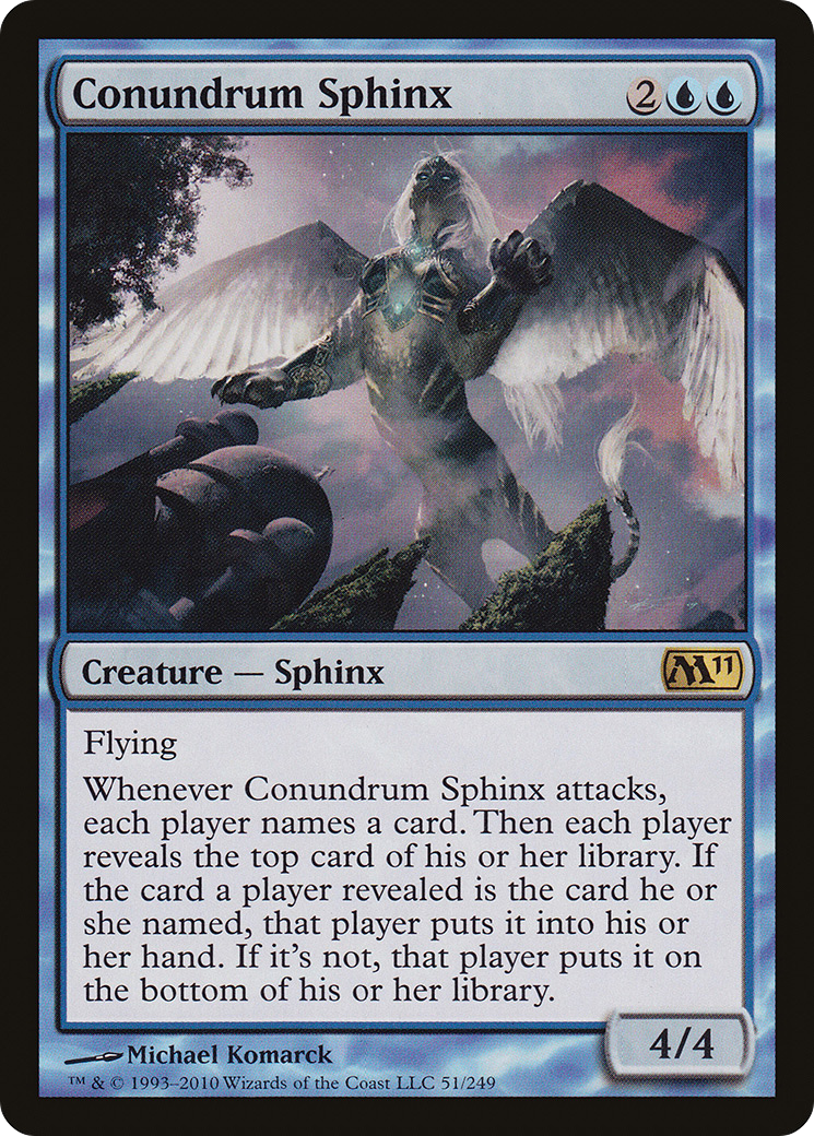 Conundrum Sphinx Card Image