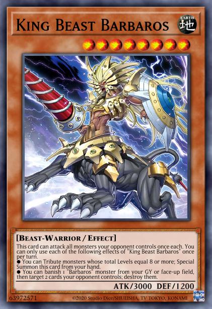 King Beast Barbaros Card Image