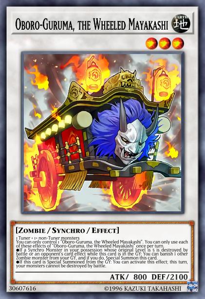 Oboro-Guruma, the Wheeled Mayakashi Card Image