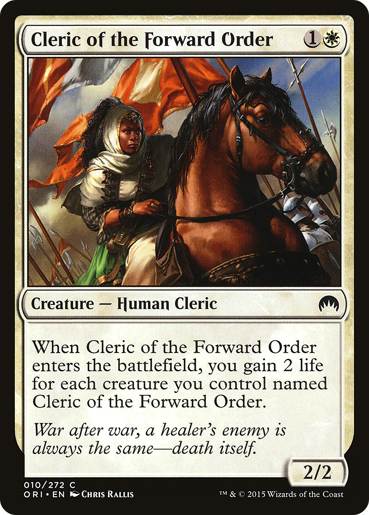 Cleric of the Forward Order Card Image