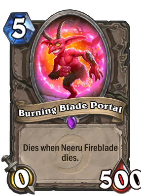 Burning Blade Portal Card Image