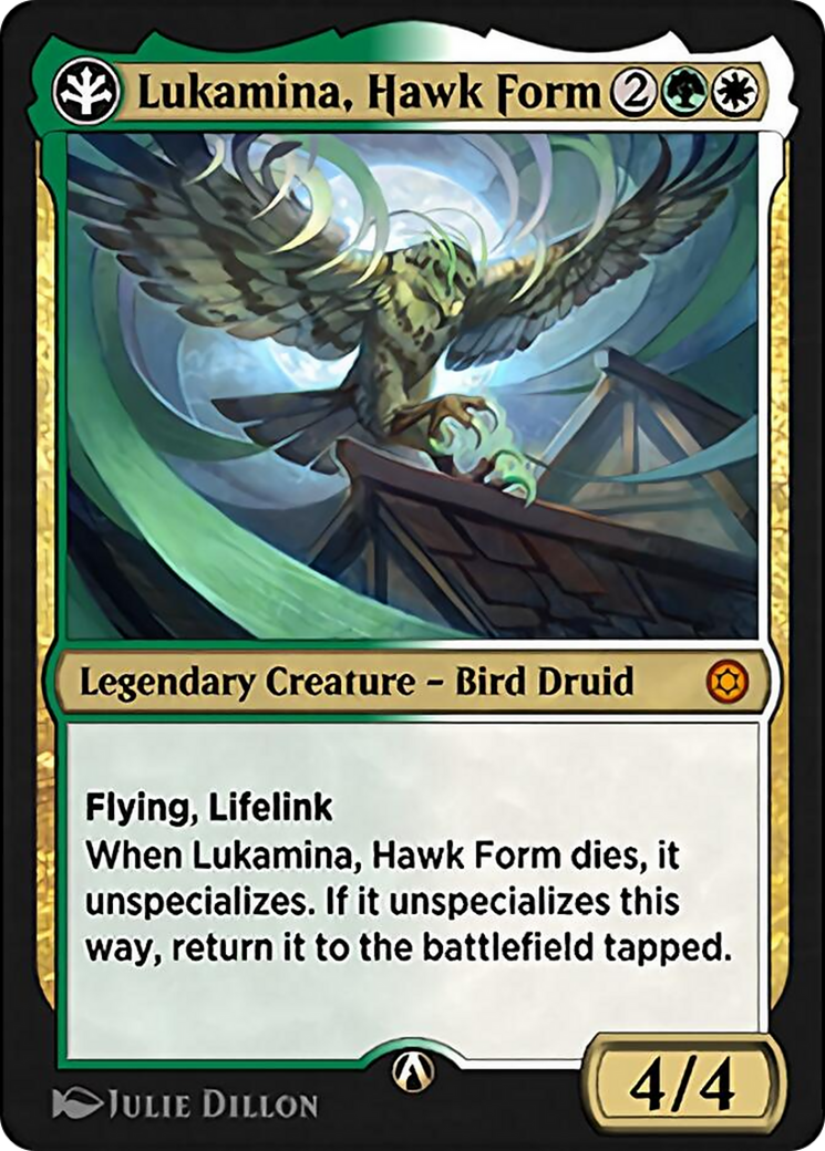 Lukamina, Hawk Form Card Image