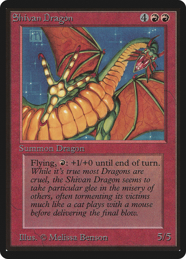 Shivan Dragon Card Image