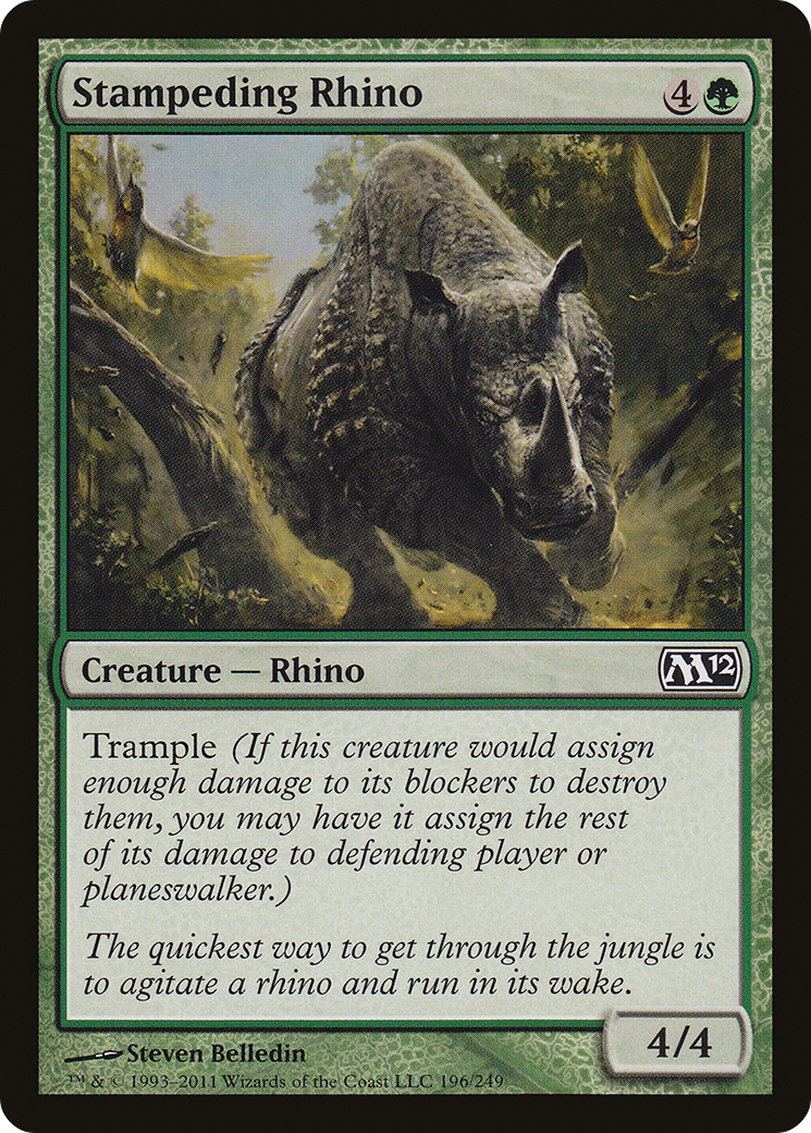 Stampeding Rhino Card Image