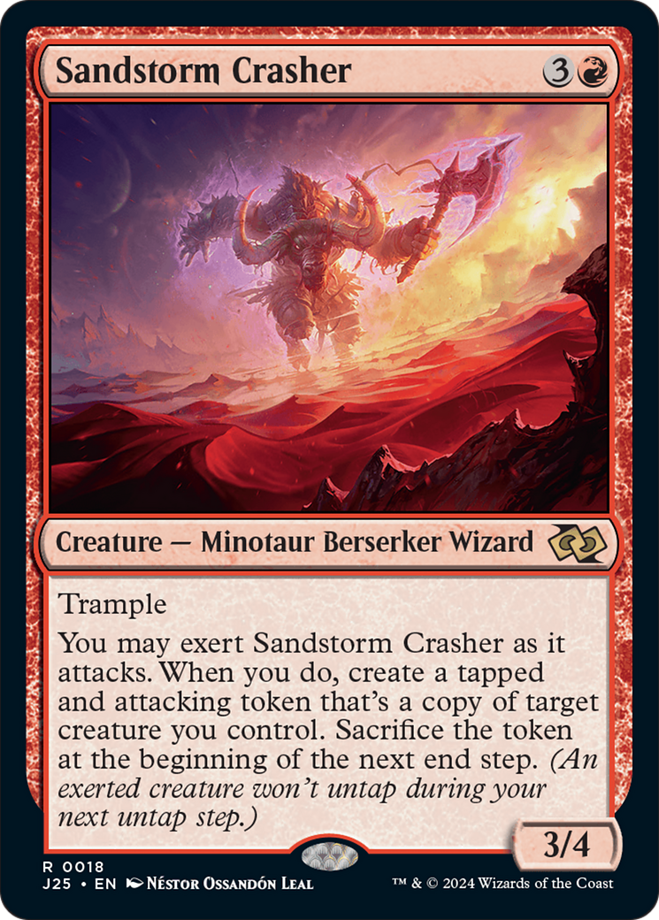 Sandstorm Crasher Card Image