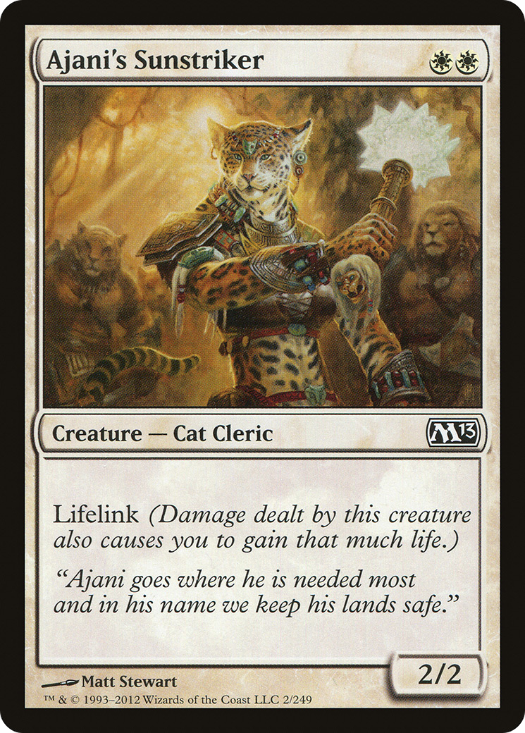 Ajani's Sunstriker Card Image