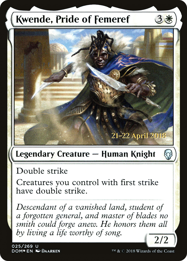 Kwende, Pride of Femeref Card Image