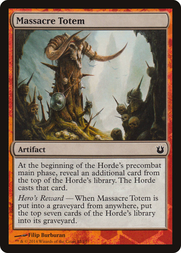 Massacre Totem Card Image