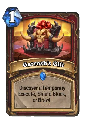 Garrosh's Gift Card Image