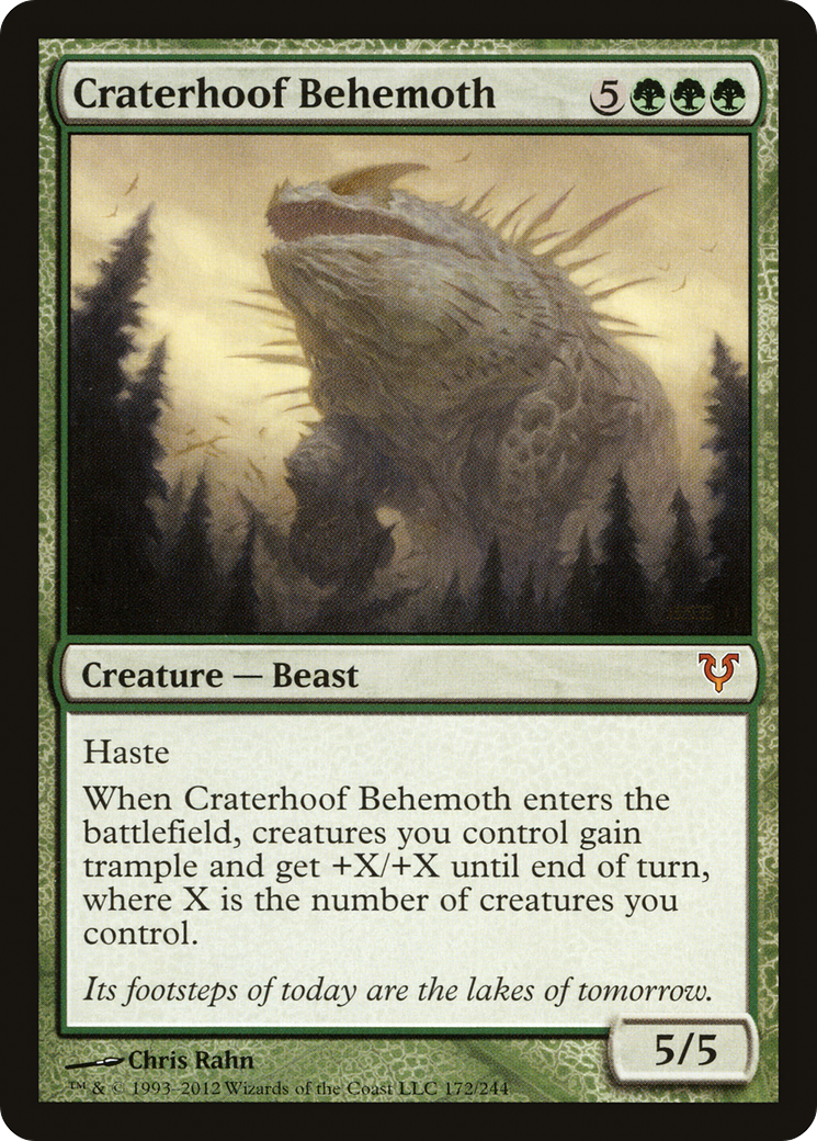 Craterhoof Behemoth Card Image