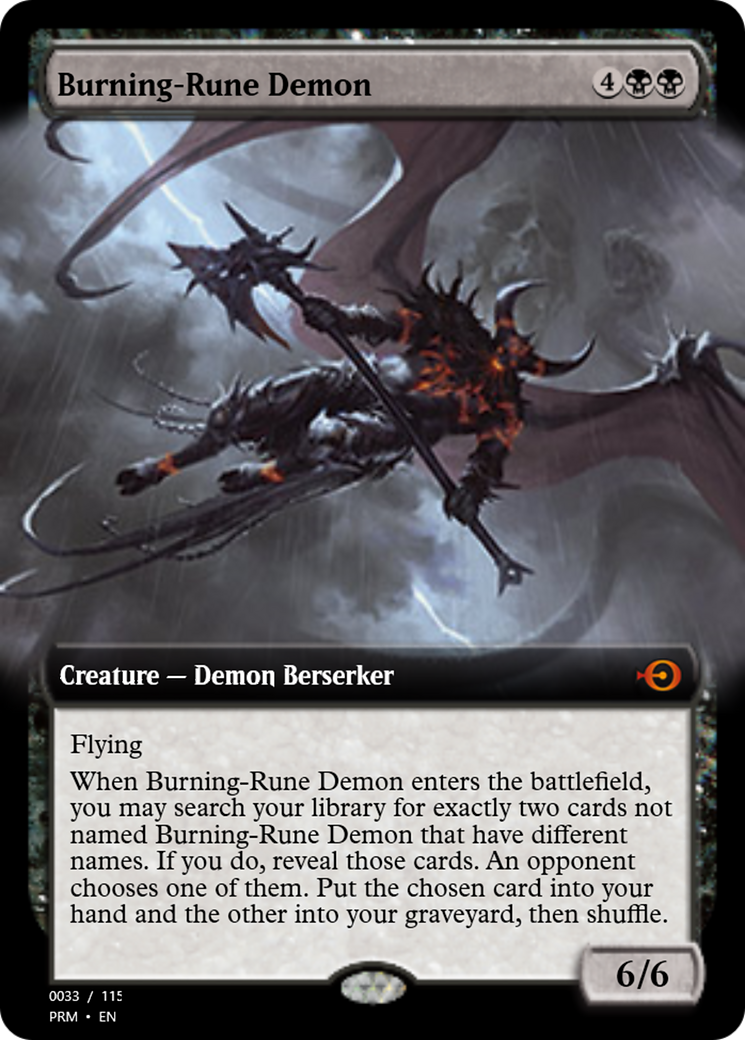 Burning-Rune Demon Card Image