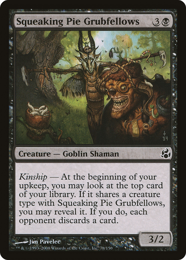 Squeaking Pie Grubfellows Card Image