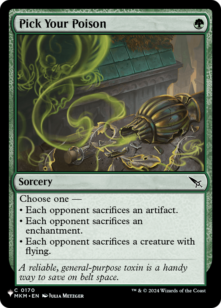 Pick Your Poison Card Image