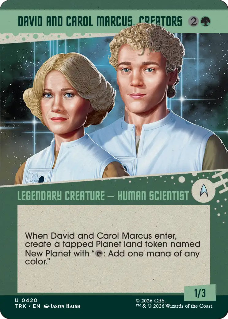 David and Carol Marcus, Creators