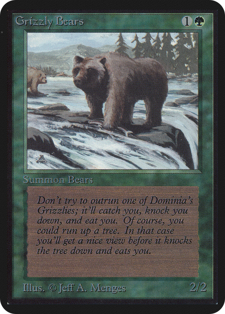 Grizzly Bears Card Image