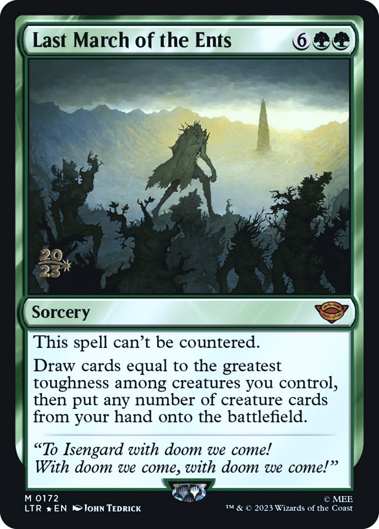 Last March of the Ents Card Image