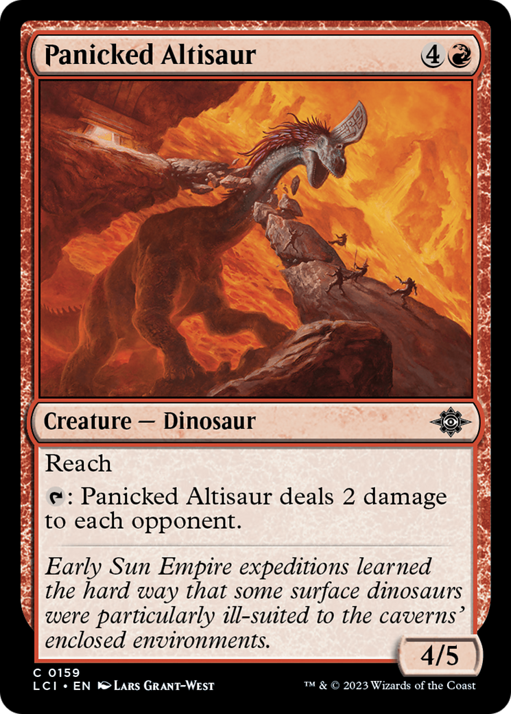 Panicked Altisaur Card Image